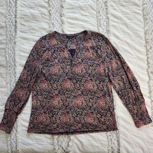 Lucky Brand peasant top  